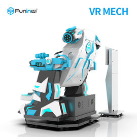 ماشین بازی 0.7KW 9D 220v One Player VR Mech Simulator Teamed Up Vr Fighting