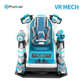 ماشین بازی 0.7KW 9D 220v One Player VR Mech Simulator Teamed Up Vr Fighting