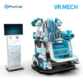 ماشین بازی 0.7KW 9D 220v One Player VR Mech Simulator Teamed Up Vr Fighting