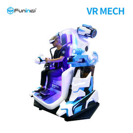 ماشین بازی 0.7KW 9D 220v One Player VR Mech Simulator Teamed Up Vr Fighting