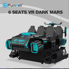 بازی Stable 9D VR Cinema Driving Car Game Machine 9D 6 بازیکن Amusement Park Rides