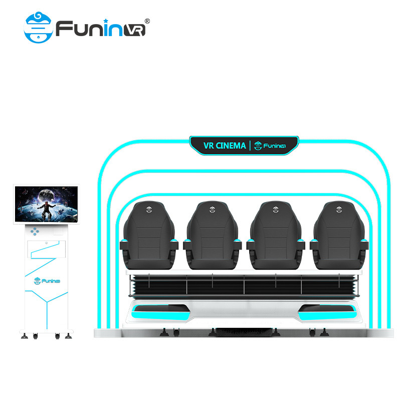 تفریح خود را به سطح بعدی با شبیه ساز واقعیت مجازی 9D HD Screen 360 درجه کنترل حرکت ببرید