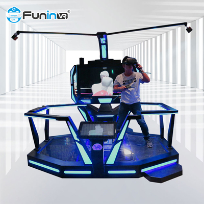 1 بازیکن VR Space Simulator Walking Platform 9D Virtual Reality ماشین بازی