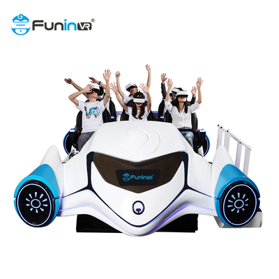 360 Roller Coaster 9D VR Simulator 6 Seats Motion Chair تجهیزات واقعیت مجازی