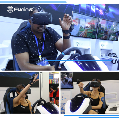 شبیه ساز VR استاندارد ایمنی با 92 کامپیوتر بازی 360 درجه حرکت / صفحه نمایش اطراف HD