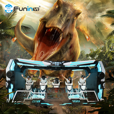 تجربه آینده سرگرمی با 9D VR Dragon Rider 5 Seats Simulator در پلت فرم تم شدید پویا