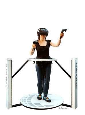 پارک تفریحی واقعیت مجازی تردمیل Shooting Walker Simulator VR Walker