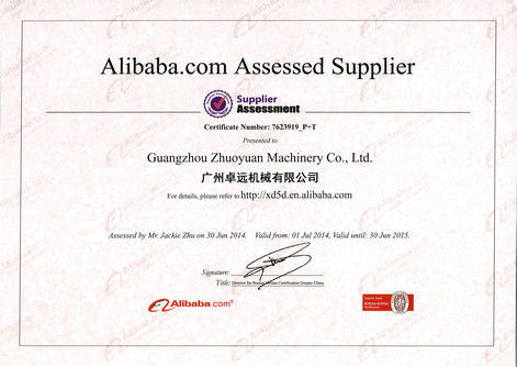 چین Zhuoyuan Co.,Ltd گواهینامه ها